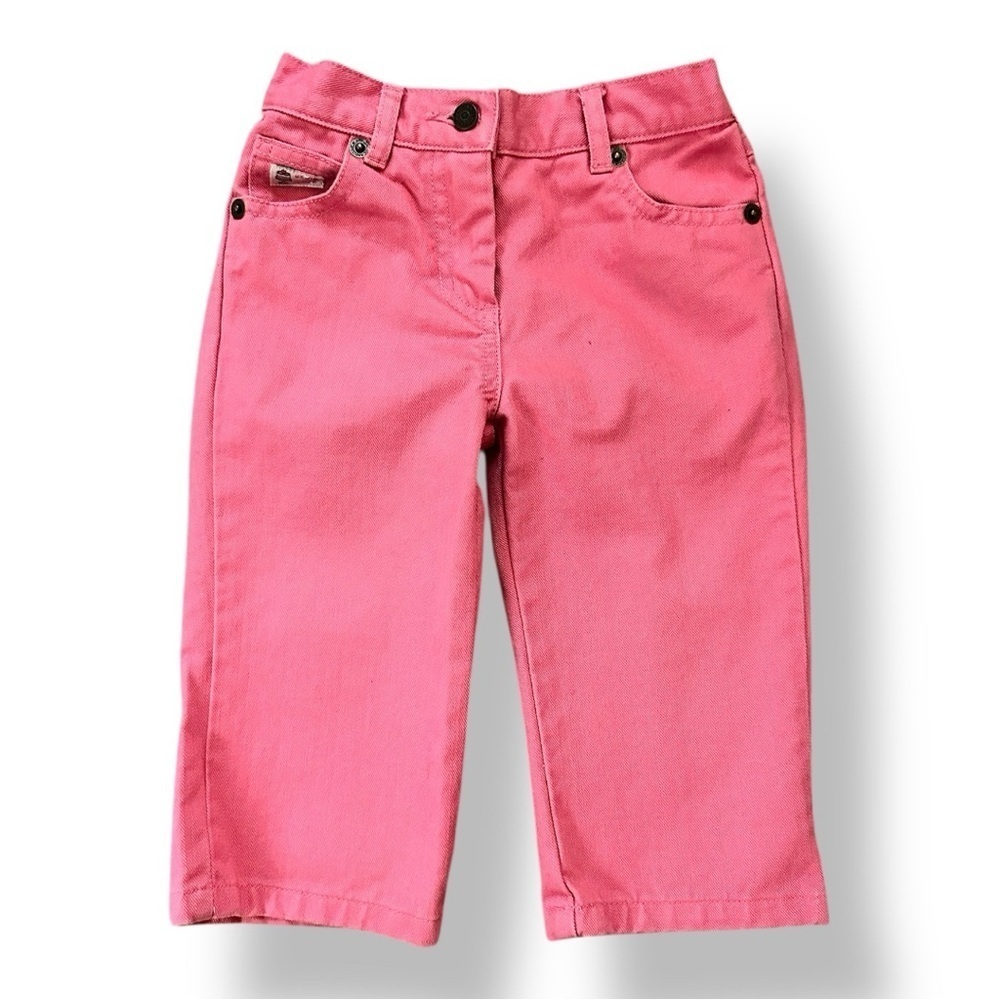 Janie & Jack | Girls’ Bubblegum Jeans (12-18 mos) 🩷